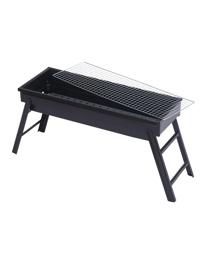 Wallaroo Portable Charcoal BBQ Grill 32cm Black