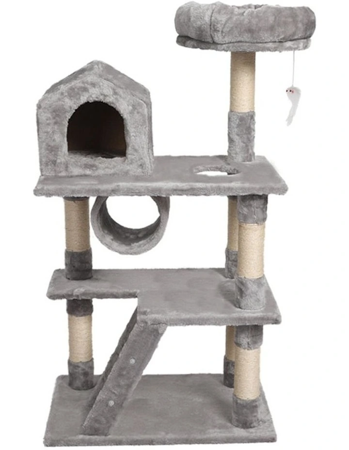 Cat Tree Scratching Post in Grey