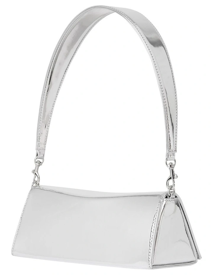 Solstice Baguette Bag in Silver
