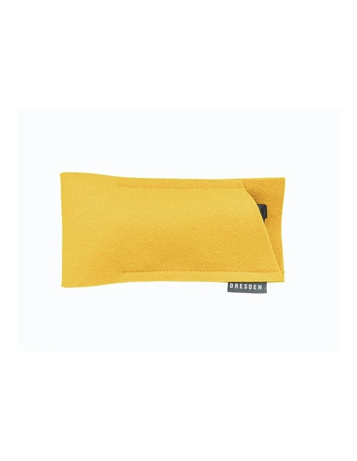 Felt Glasses Case in Yellow