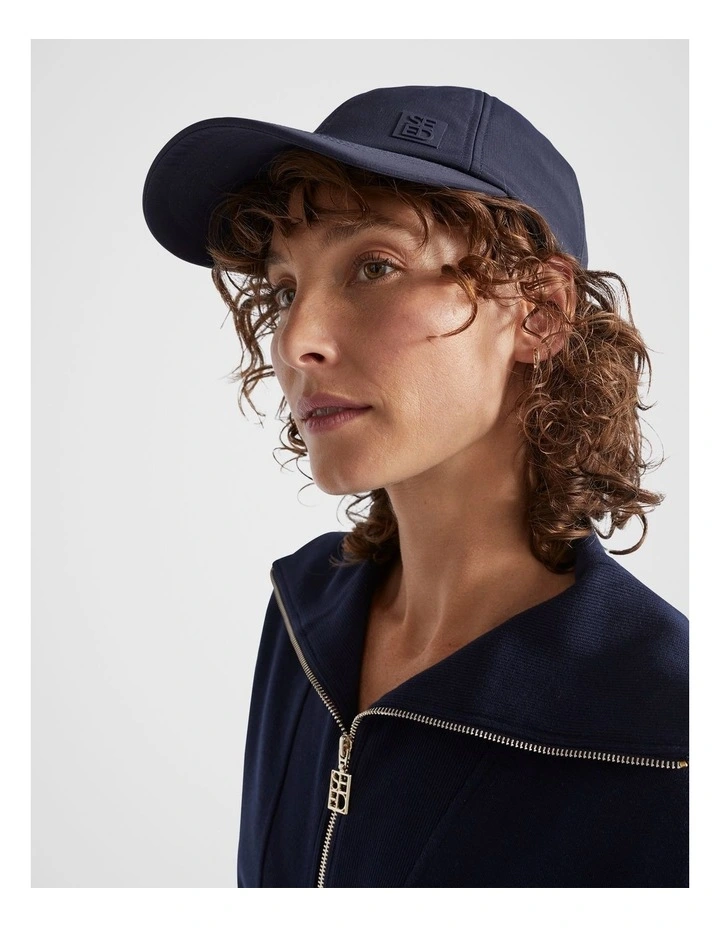 Monochrome Logo Cap in Midnight Sky