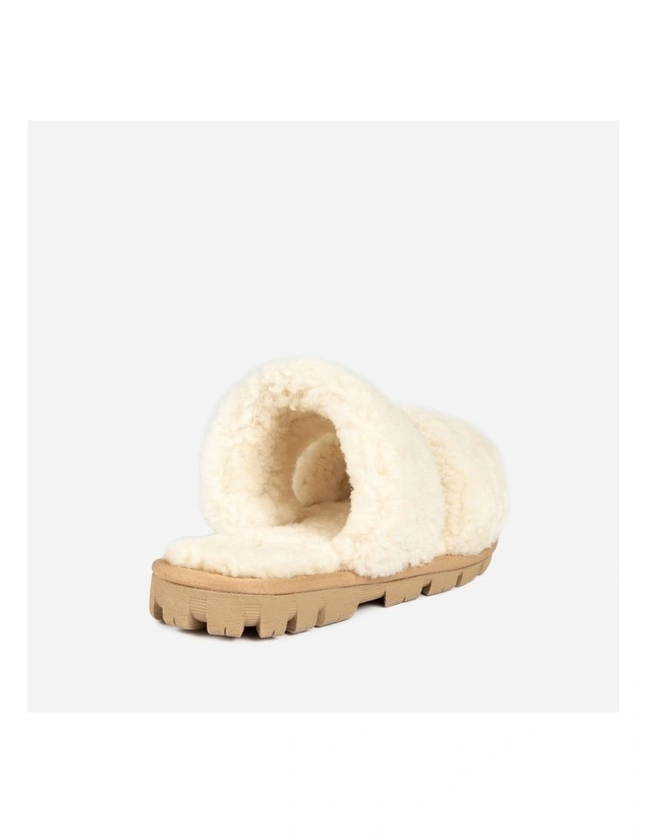 Evelyn Curly Slide in Natural