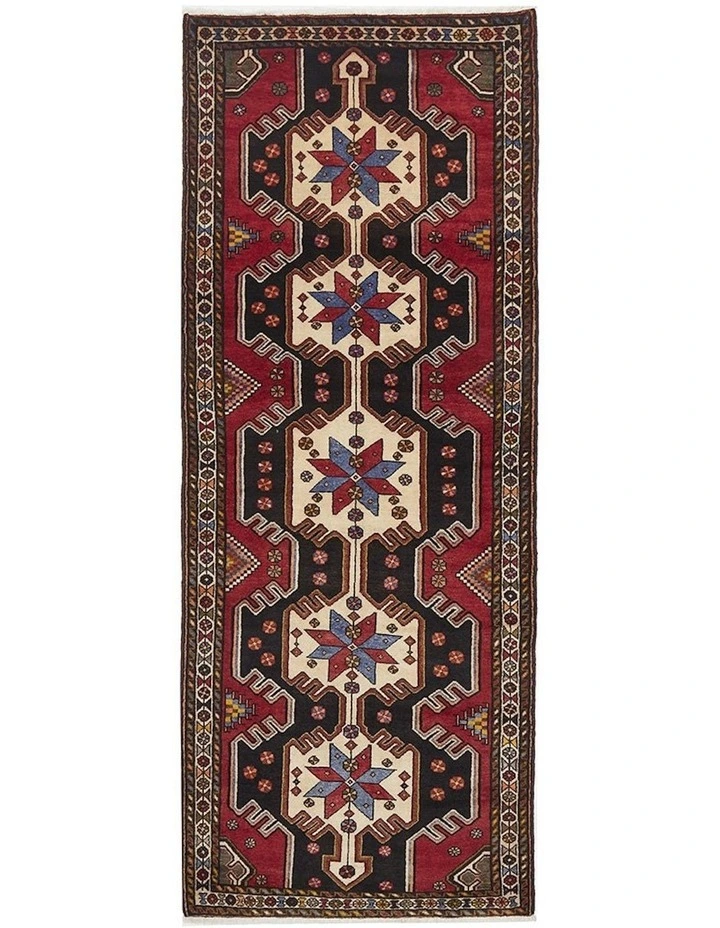 Hand Knotted Pure Wool Saveh Rug 290X115cm
