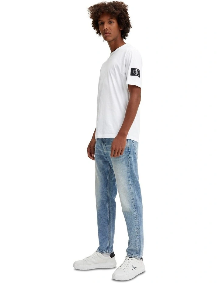 Badge Regular Tee in Bright White
