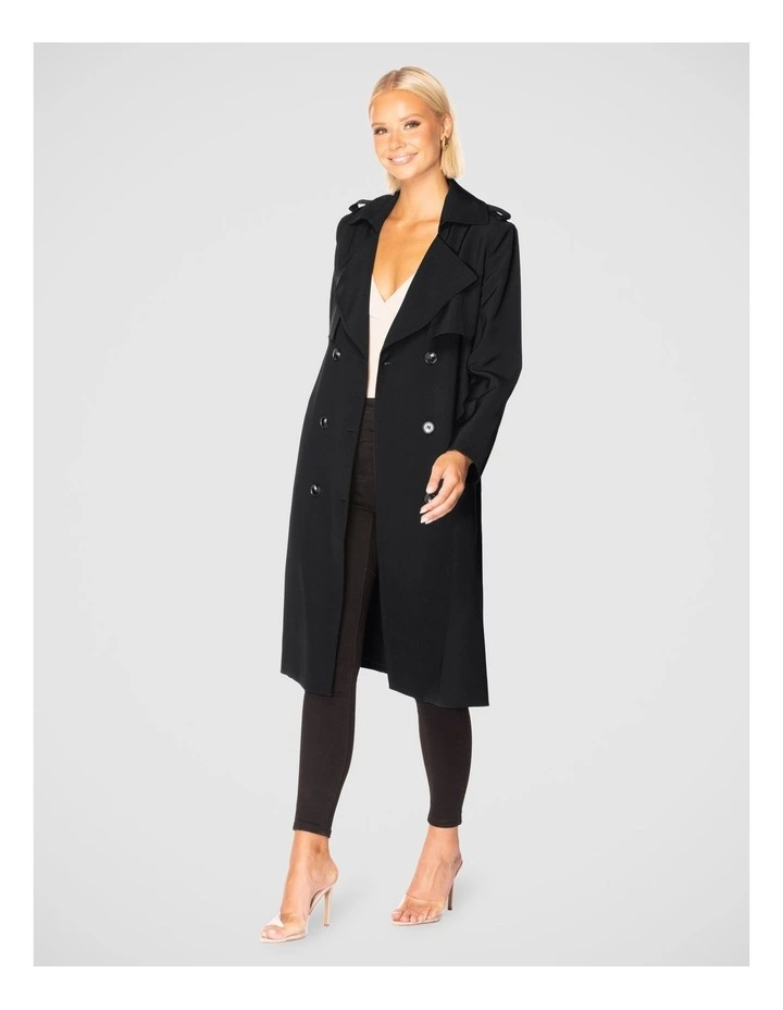 Selah Trench Coat in Black