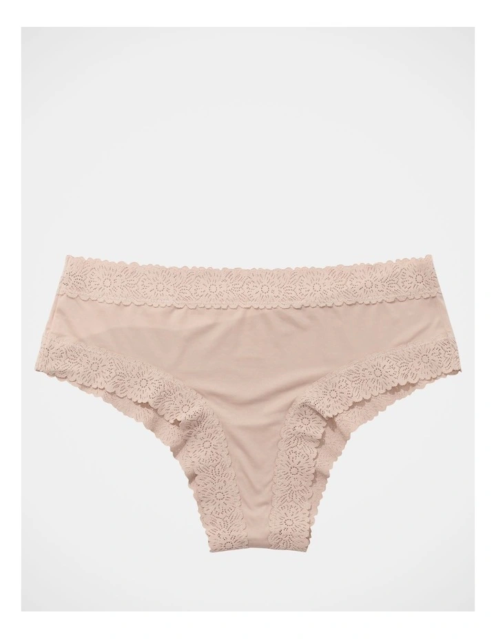 Sunnie Blossom Lace Cheeky Underwear in Sands