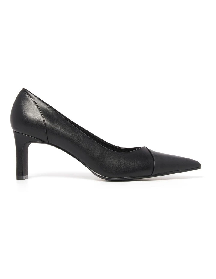 Gretchen Thin Block Heels Pump in Black