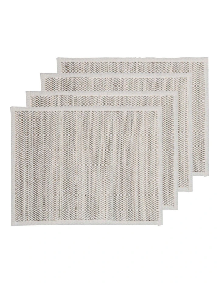 Zola Placemat 4 Pack in Cream