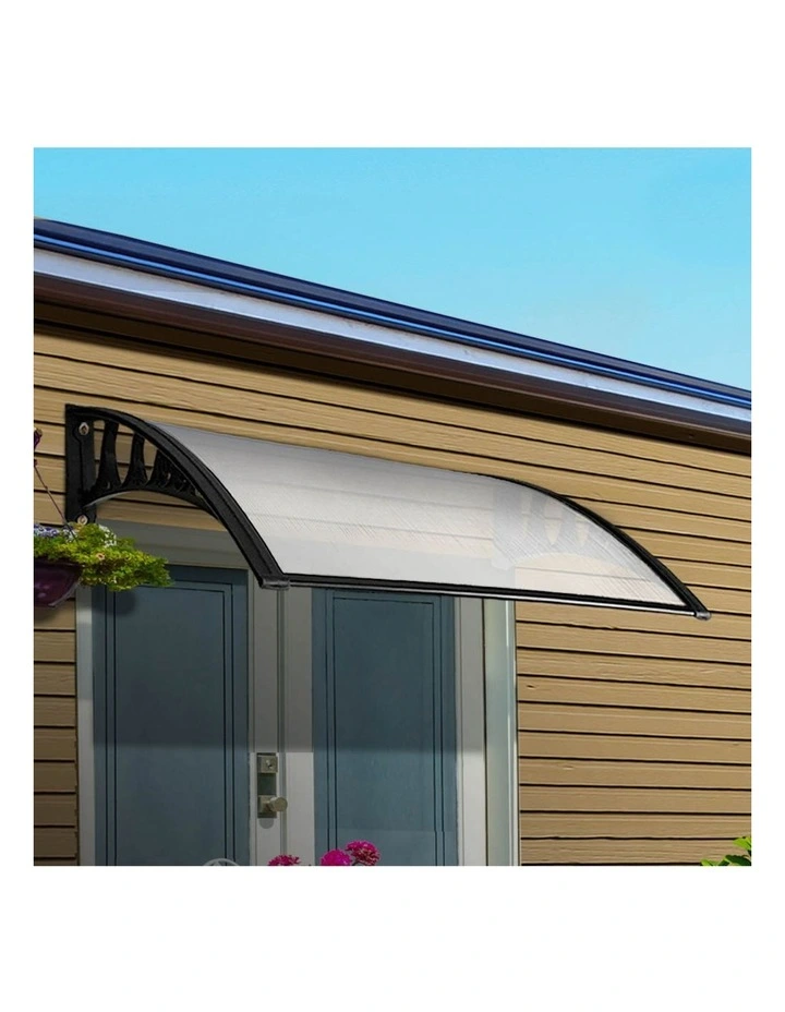 Window Door Awning 1mx1m in Transparent