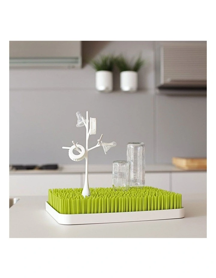 Twig White Bottle Baby Drying Rack Accessory for Grass/Lawn Countertop