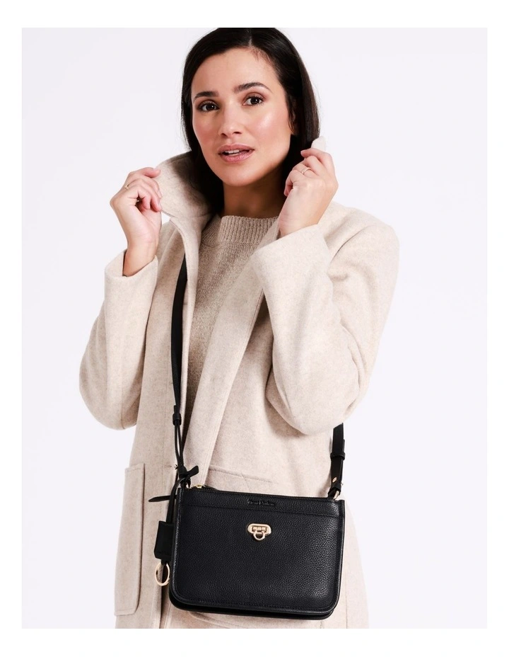 Jacqui Crossbody Bag in Black