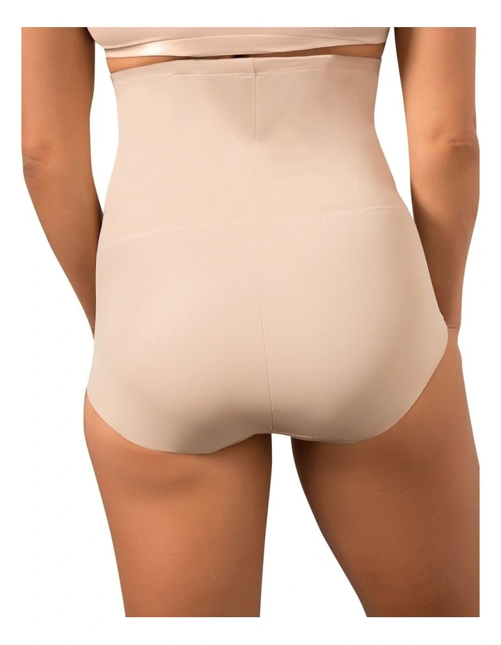 Back Magic High Waist Brief in Nude