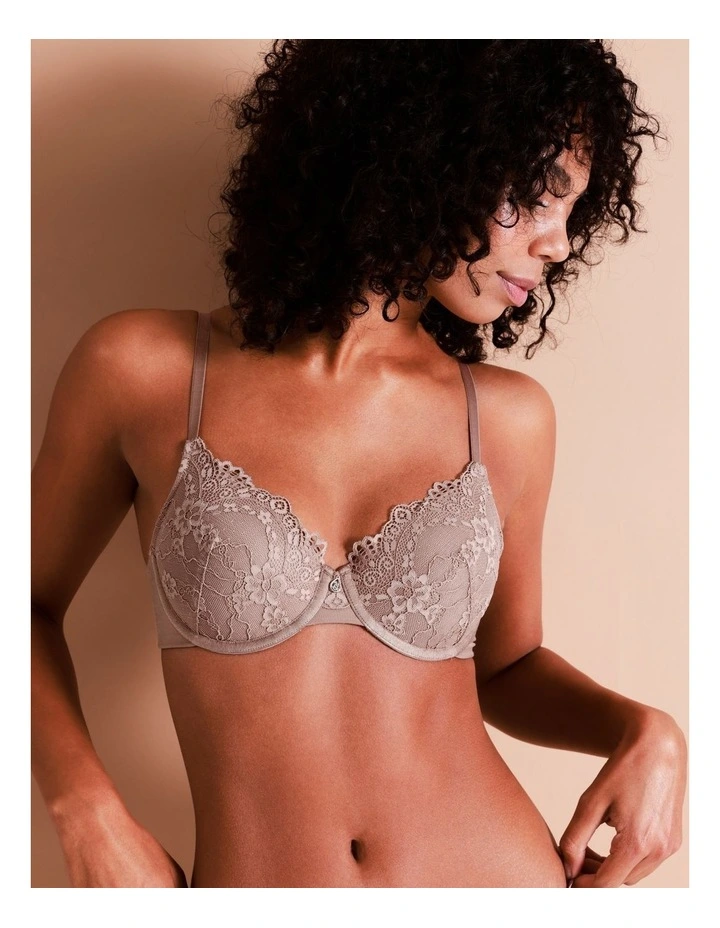 Lace Basics Bra in Dusty Pink
