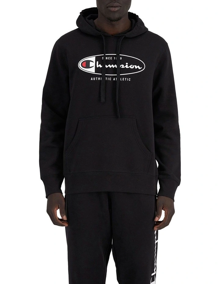 Sporty Hoodie in Black
