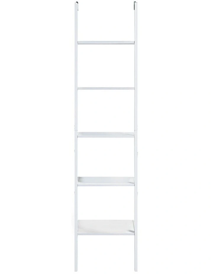 Amelia 5-Tier Ladder Shelf in White