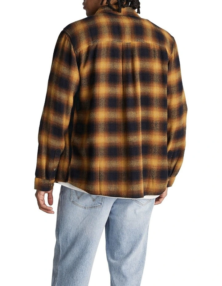 Parallels Shirt in Gold Check