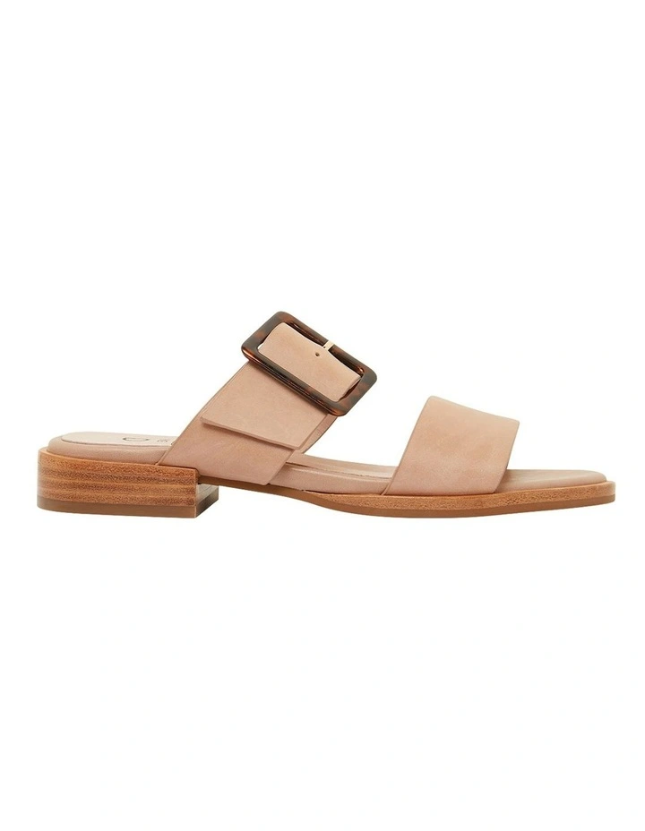 Tanya Sandals in Nude Leather