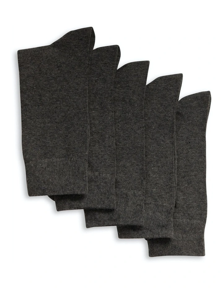 Business Crew Socks 20 Pack in Charcoal