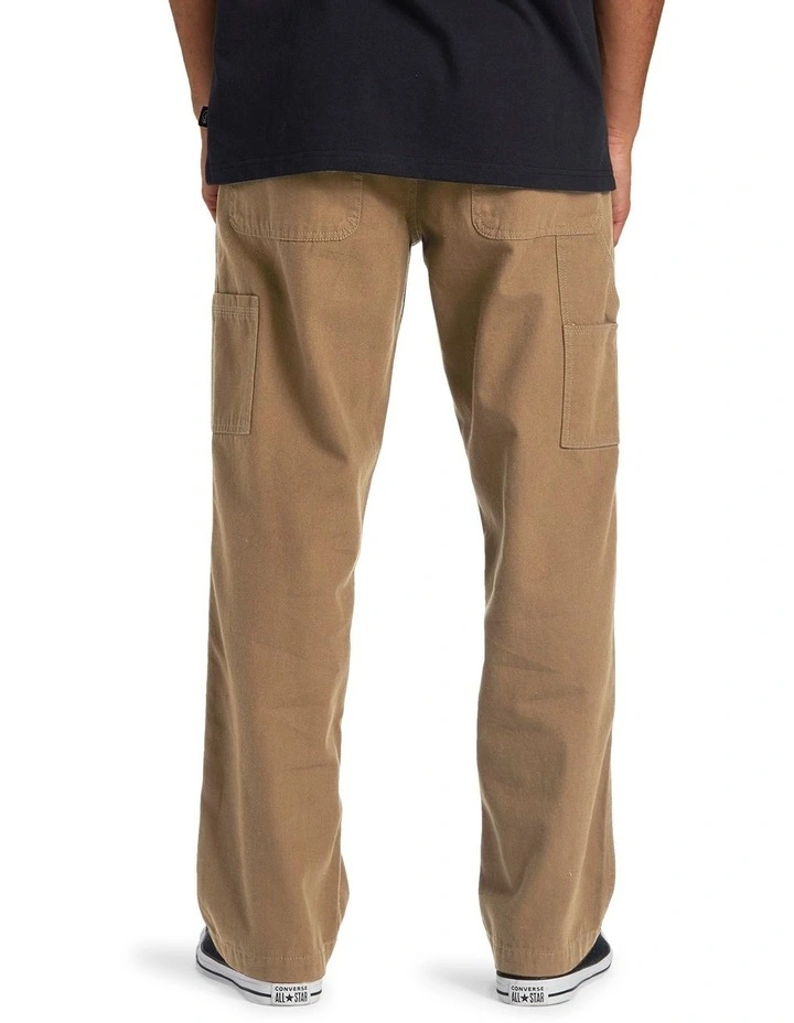 Carpenter Canvas Carpenter Trousers in Timber Wolf