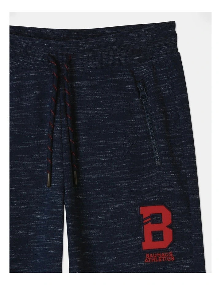 Space Dye Trackpant in Navy