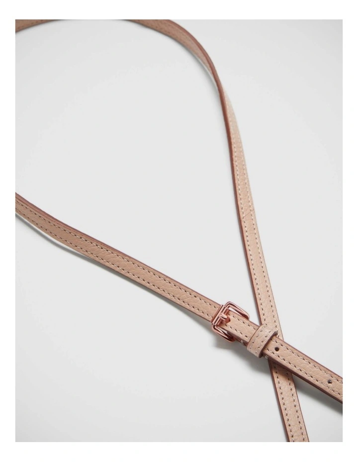 Link Crossbody Bag Strap 8mm in Almond