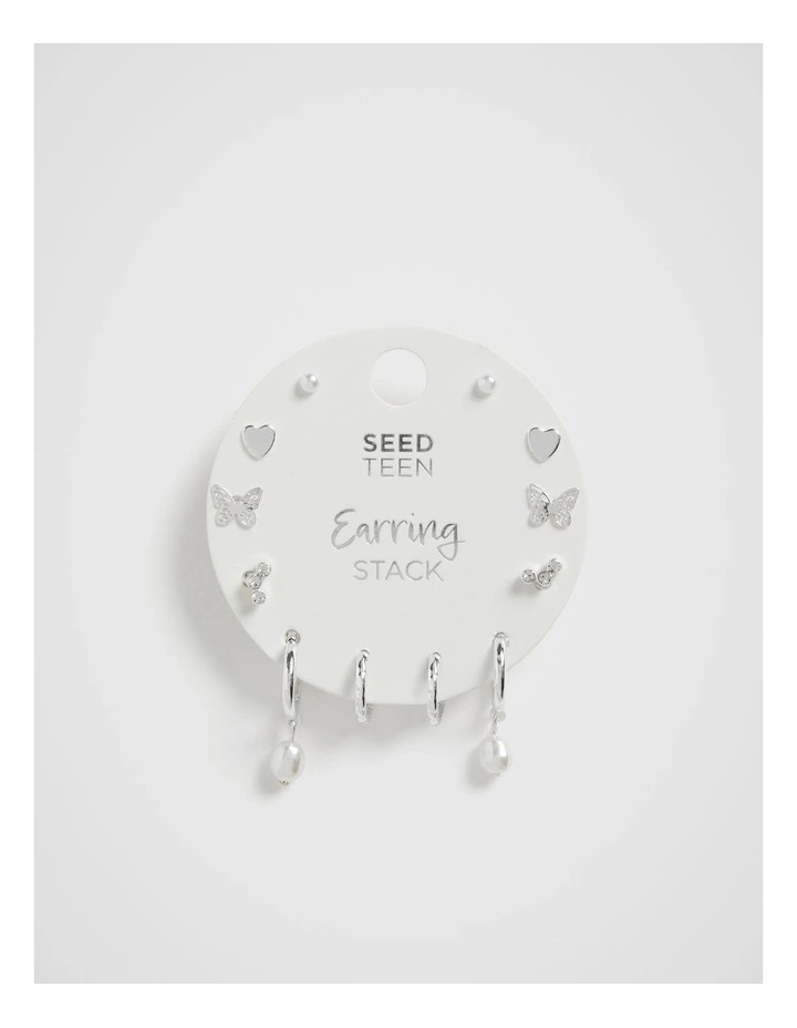 Earring Pack in Silver