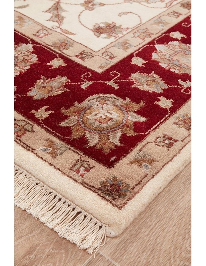 Indian Hand Knotted Wool With Silk Rug 238X169cm