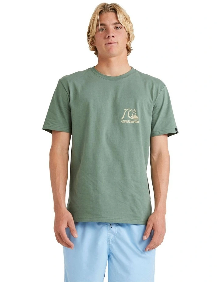 Bubble Logo Short Sleeve T-shirt in Laurel Wreath