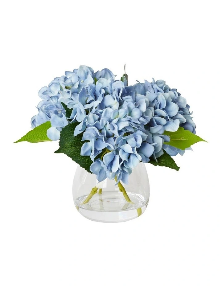 Hydrangea-Alma Vase 27cm in Blue