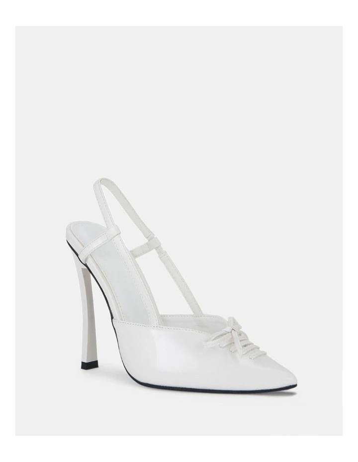 Zorsha Pumps Heels in White Patent