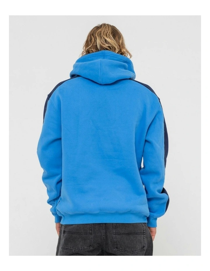 2k Sing Hooded Relaxed Super Fleece in Blue