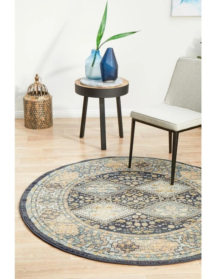 Legacy 857 Round Rug In Navy