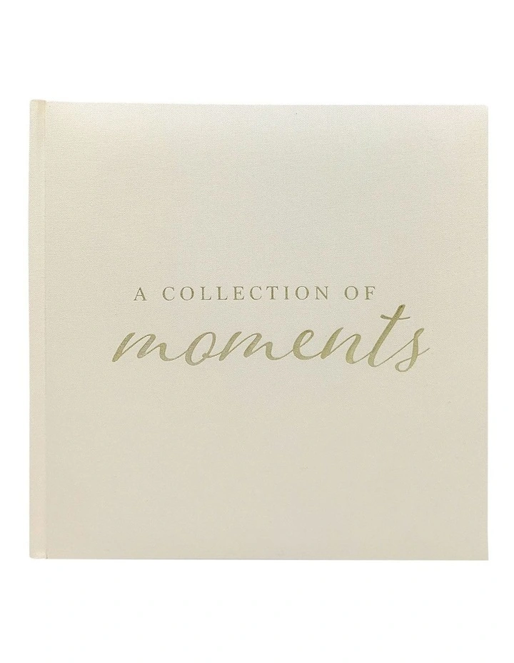 A Collection of Moments Slip-in 200 Capacity 4x6 Photo Album in Cream