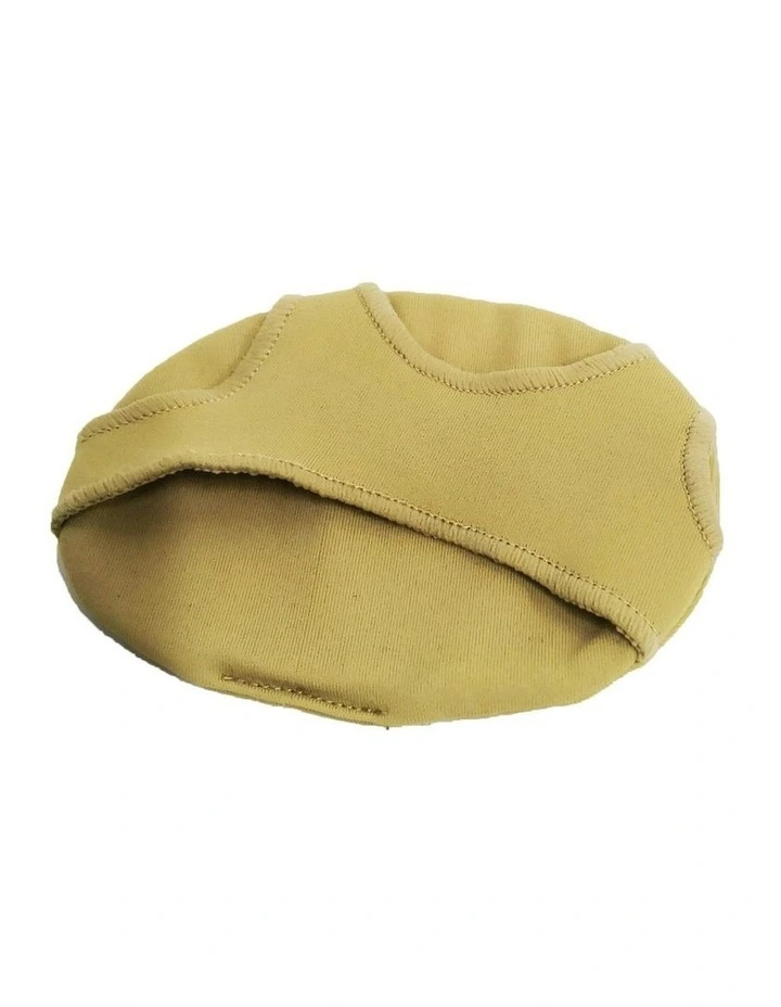 Forefoot Pad Arch Support Cushion Silicone Insoles 1 Pair in Natural