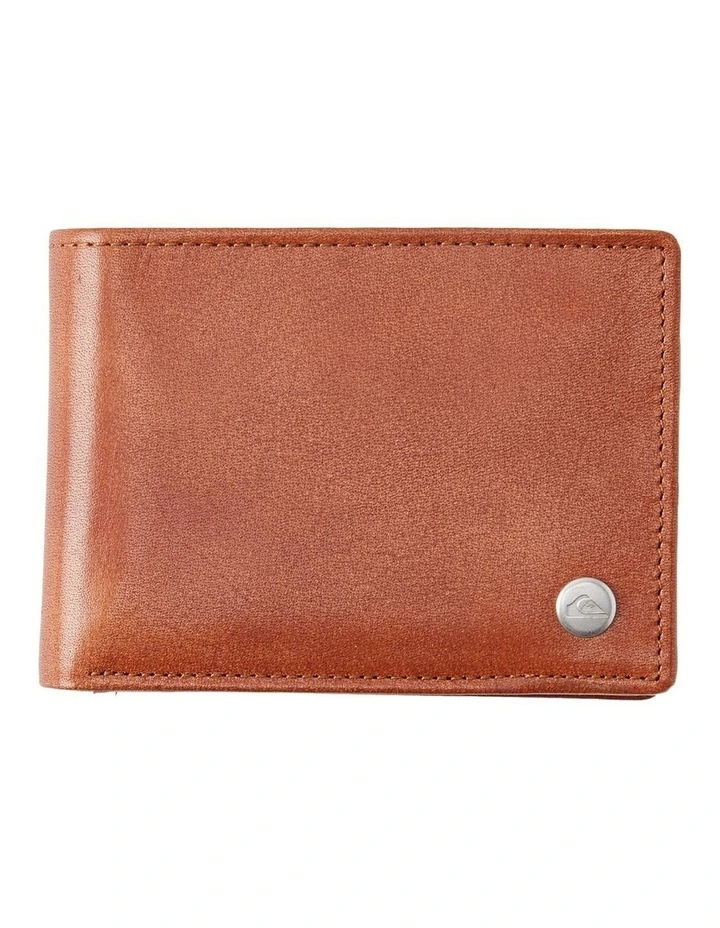 Mac Tri-Fold Leather Wallet in Natural