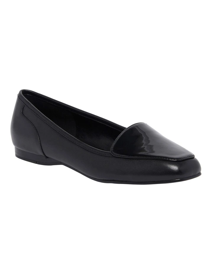 Levine Flat Loafer in Black