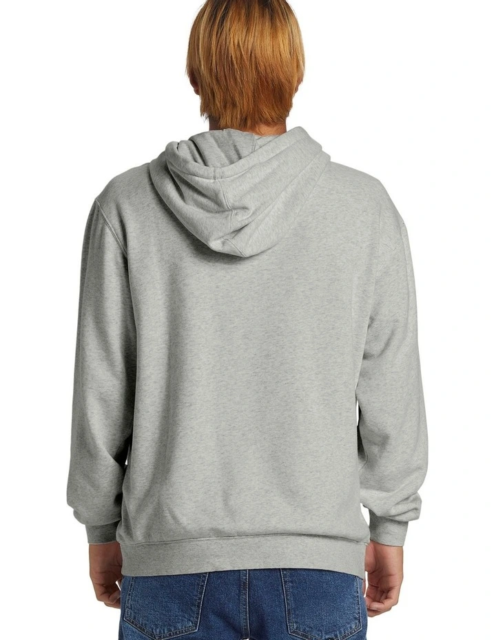 Salt Water Pullover Hoodie in White Marble Heather