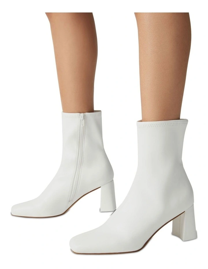 Hush Ankle Booties in White