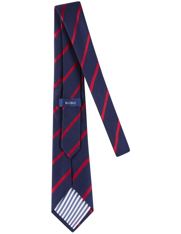 Britten Tie in Navy Red