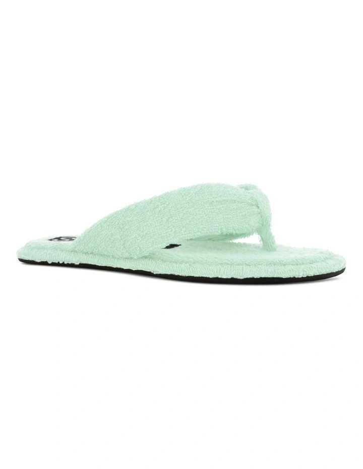 Izzy Flat Sandals in Green
