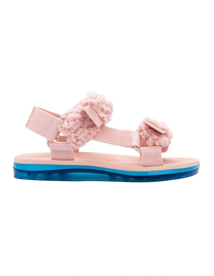Melissa Papeete Fluffy Sandals in Pink