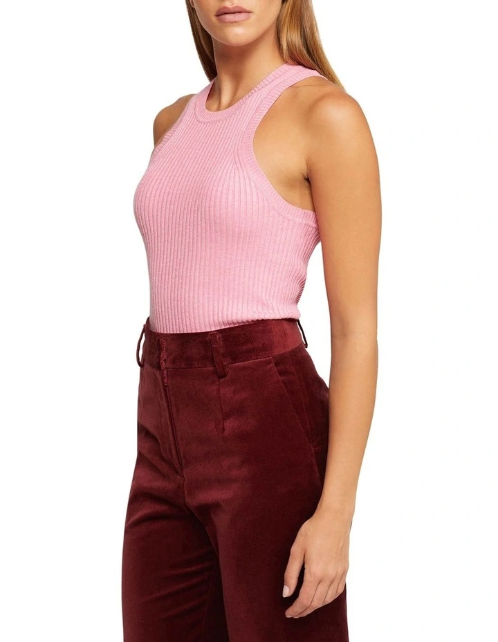 Tory Knitted Tank in Pink