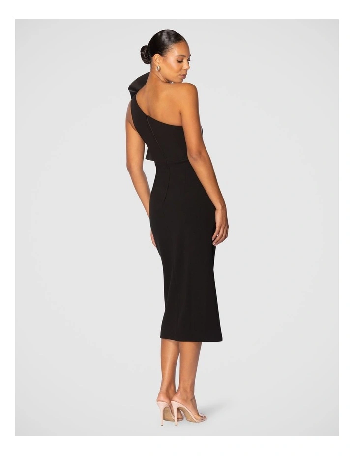 Vittoria Midi Dress in Black