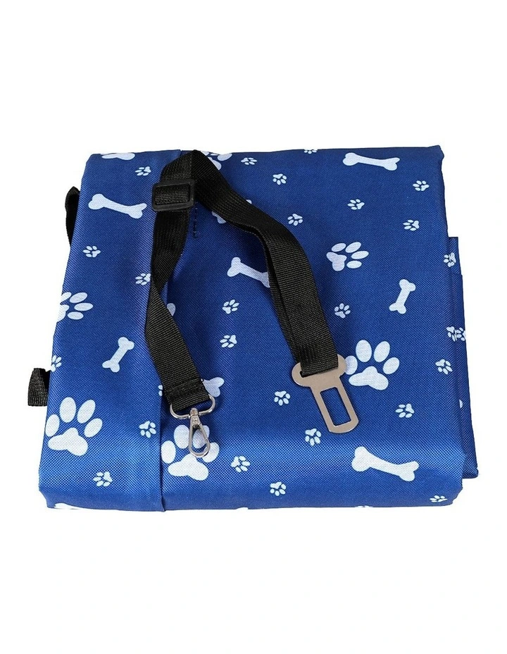 Pet Back Car Seat Cover in Blue
