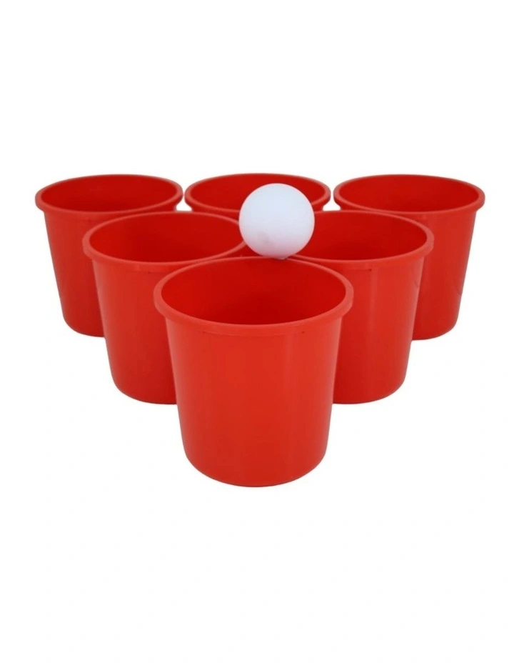 Giant Beer Pong in Red