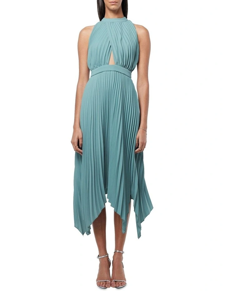 Rapture Midi Dress in Aqua