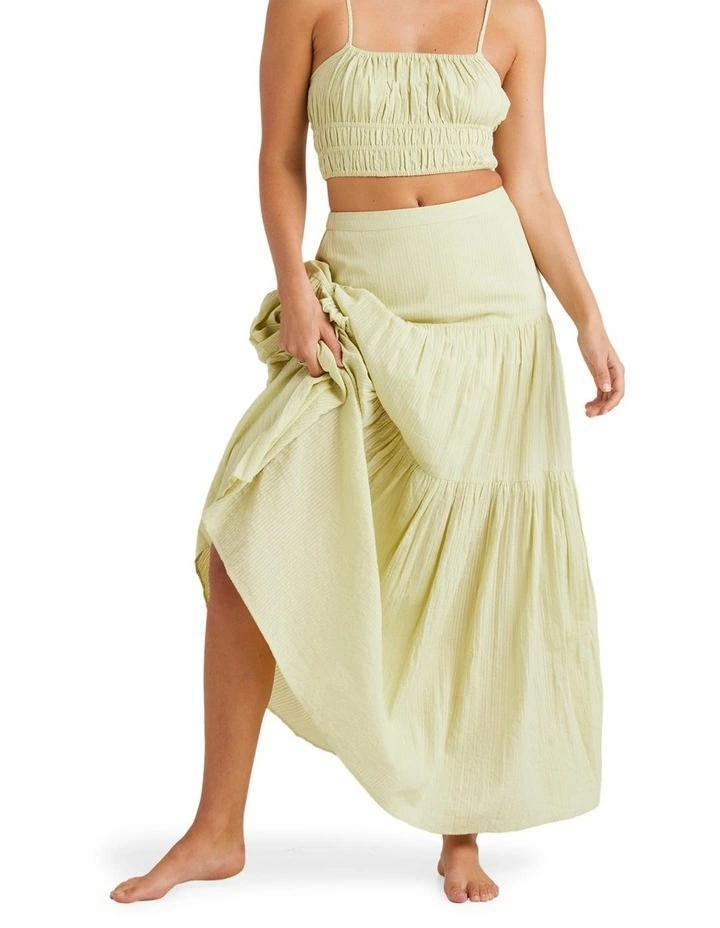 Del Sole Skirt in Avocado