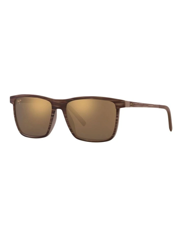 One Way Polarised Sunglasses in Brown