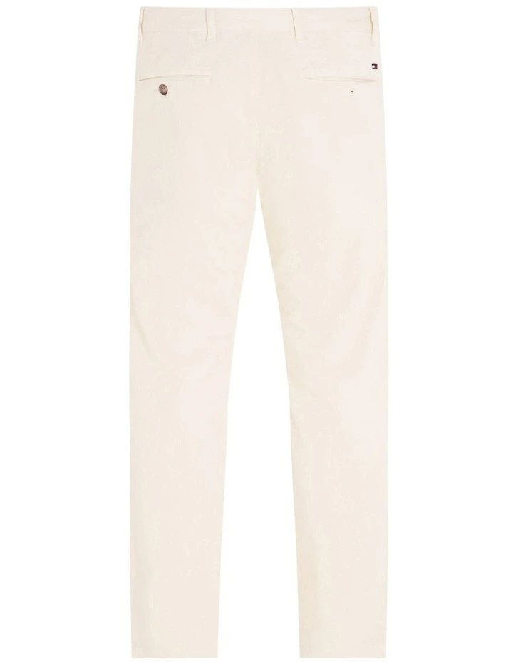 Denton Corduroy Chino Pant in White