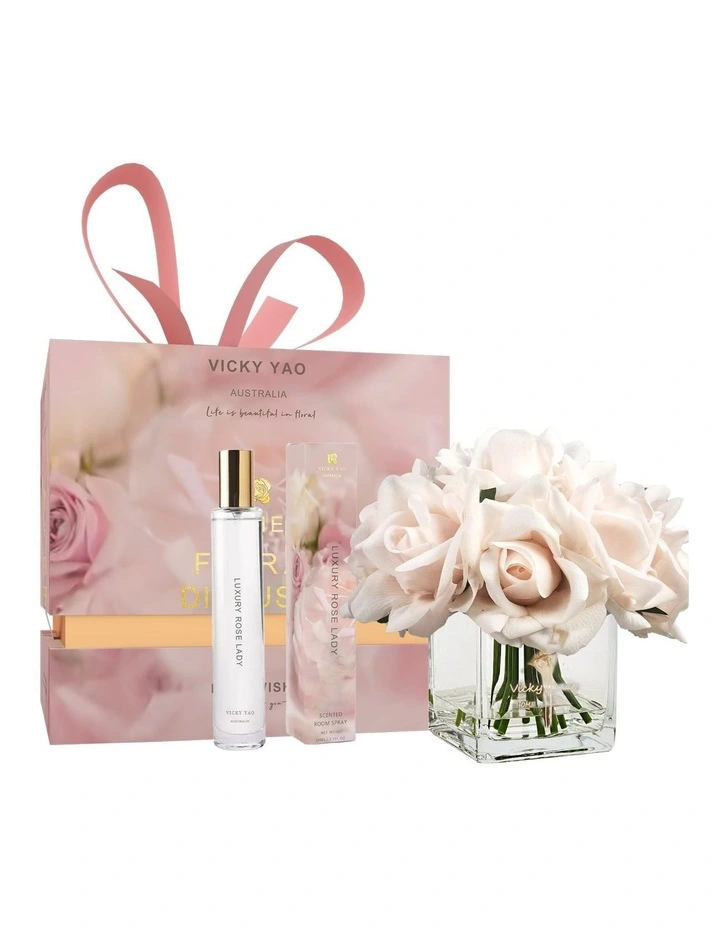 Natural Touch Pearl White Floral Art & Jasmine Magnolia Fragrance 50ml